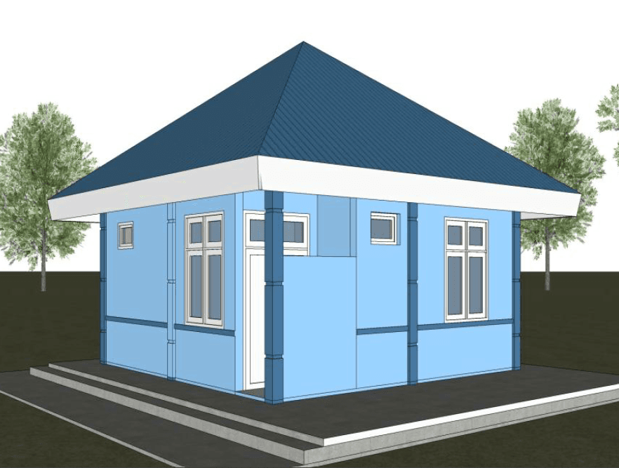 Pos Jaga 1 Lantai, Jakarta Selatan